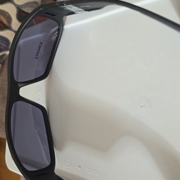 SONOMA BRAND MEN'S 100% UV PROTECTION BLACK SUNGLASSES - Picture 6 of 13